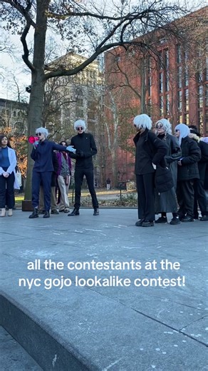 NYC Gojo Lookalike Contest Highlights