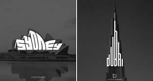 45 Typographic City Logos Based On Their Famous Landmarks