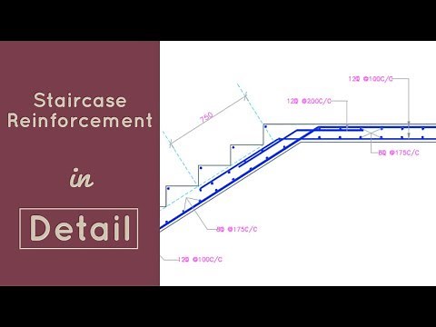 Reinforcement of Staircase Explained in Detail