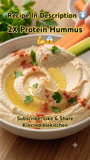 Extra Creamy High-Protein Hummus Recipe | Stop buying store-bought hummus