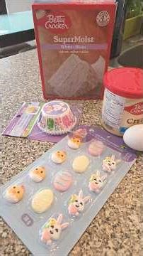 easter cupcakes using box cake mix