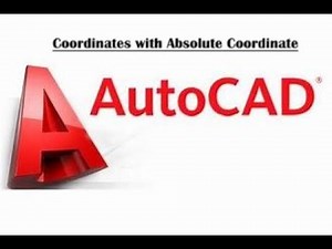 How to draw in AutoCAD using absolute coordinate method