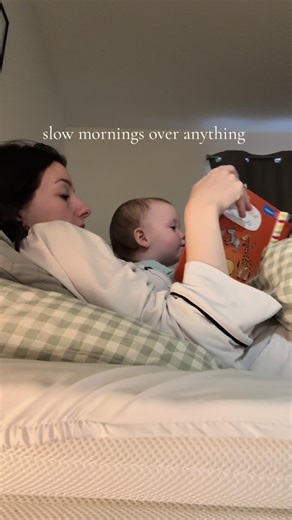 I love getting chucked the book to read again 😭 #mumsoftiktok #babymornings