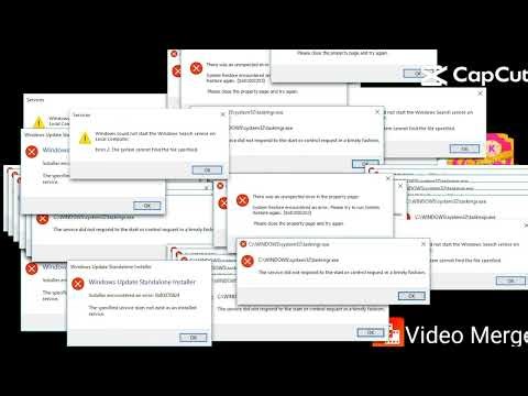 Double interrupted with Windows Error Notifications 