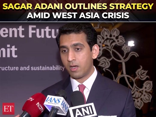 '100 BN dollar investment': Sagar Adani stresses energy resilience strategy amid West Asia crisis