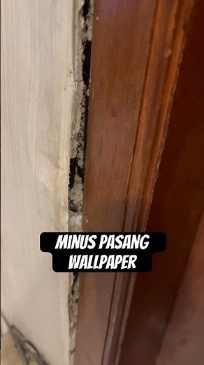 Kerugian pasang wallpaper dinding #shorts #diy #craft #pertukangan #konstruksi