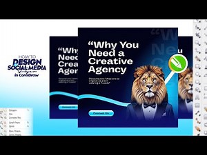 Design a PROFESSIONAL Social Media Flyer in CorelDRAW (Easy Beginner Tutorial!)