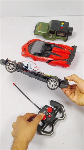 Remote control car Powered by DC motor / RC car vs RC car