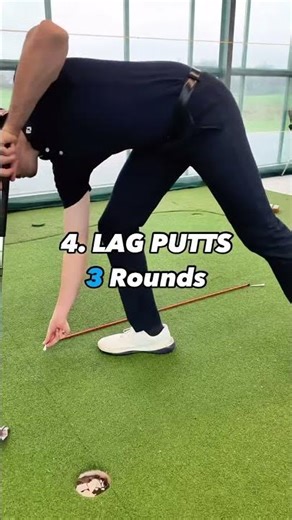 ⛳️Master Your Distance Control Routine ⛳️ 1️⃣ Warm Up A - Tiger Drill🐅 A great way to feel your