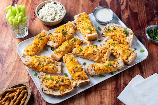 Cheesy Buffalo Chicken Stuffed French Bread | Poultry Recipes | Weber Grills