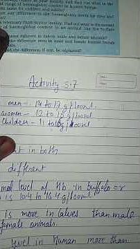 Activity 5.7 ( old book 6.7 ) || Class 10 Science || Ch 5 Life Processes