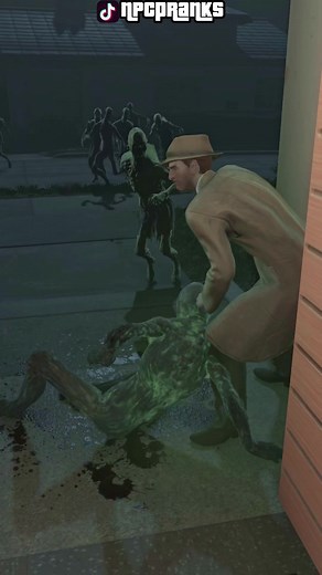 Feral ghoul pranks in Sanctuary Hills 🧟‍♂️👊🏻 #fallout #fallout4 #fo4 #fallouttvshow #bethesda