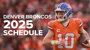 The Denver Broncos' official schedule has been released