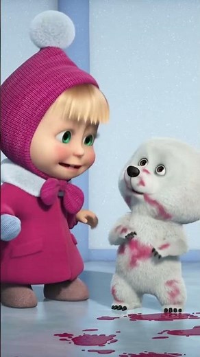 Hubo un errorcito😅 #Shorts #mashabear #mashaoso #shortsfeed #niños #trending