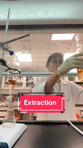 Extraction technique!🧪💗💡 #chemistry #laboratory #chemist #posdoclife #CapCut #chemistrytips #chemistrymemes