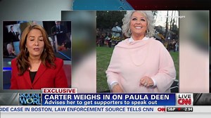 President Carter defends Paula Deen
