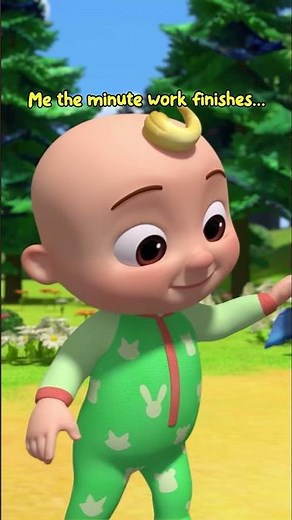 Me the SECOND work finishes 💅🏼 #CoComelon