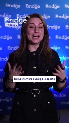 GymBeam, Panakeia, aj najväčší e-shop s vlnami na Ecommerce Bridge LIVE v Prešove už 12.2.2026🙏