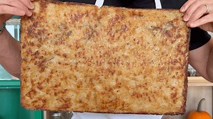 8 Million Views! Italian Onion Flatbread | Viral Crispy Schiacciata Recipe - Italian Food