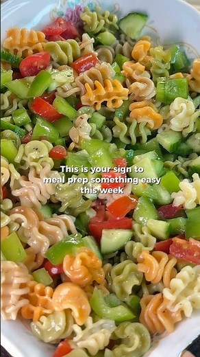 Easy Pasta Salad Recipe | Quick Meal Prep Idea for Busy Weeks