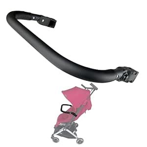 Baby Stroller Accessories Bumper Bar, Crossbar Compatible with gb Pockit+ All City, All-Terrain, Cybex Libelle, Orfeo Strollers，PU Leather Surface (All-City Armrest) (Big Size)