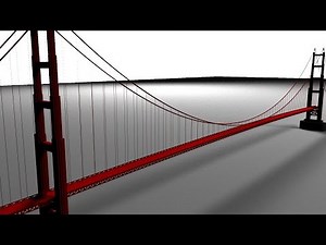 Maya 2014 tutorial : Modeling the Golden Gate bridge