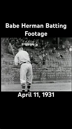 Babe Herman 1931 #shorts #baseball #history