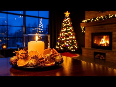 Relaxing Smooth Christmas Jazz | Blue Hour & Rhodes