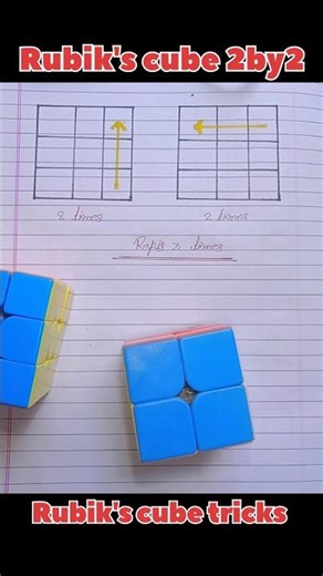 how to solve 2by2 Rubik's cube #viral #rubikscube #video #viralvideo #cube #new #puzzle #shorts
