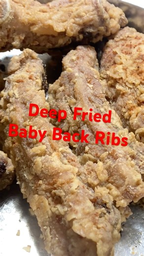 Deep Fried Baby Back Ribs (Letm Cook)🔥🔥🔥 #food #thanksgiving