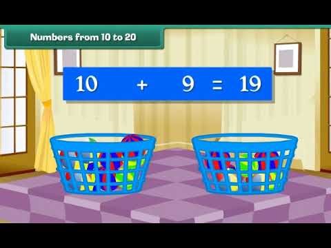 Numbers from 10 to 20 🔢 | Class 1 Maths (English) | Kids Learning
