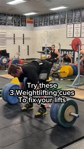 These 3 weightlifting cues for the olympic lifts are some of the easiest to apply as well as comprehend. Whether you o-lift as a sport or just to train for another sport, it is imperative that you LEARN THE TECHNIQUE. Train safe, train smart, and get SWOLE using these tips! | Garage Strength