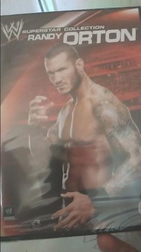 unboxing of WWE superstar collection randy Orton dvd
