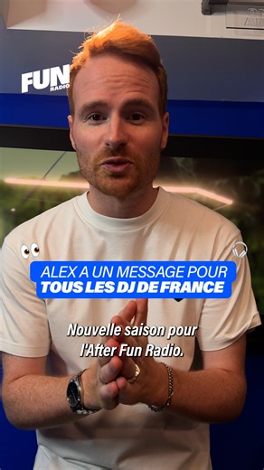 6.8K views · 61 reactions | Envie de venir mixer devant toute la France dans l'After Fun Radio ? Alex a un message pour vous ! On attend vos démo à dj@funradio.fr ✨ C'est le moment d'identifier vos potes DJ en commentaires ⬇️ | Fun Radio | Facebook