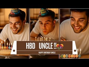 Happy Birthday Uncle! Fun Birthday Song & Heartfelt Wishes 🎂👨‍🦳