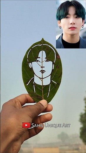 Jungkook bts Army unique drawing 🤩🌿#jungkook #bts #kpopidol #btsarmy #btsshorts #fanartbts