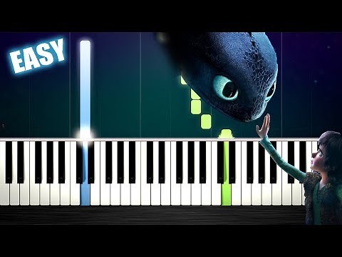 Test Drive (How To Train Your Dragon) - EASY Piano Tutorial by PlutaX