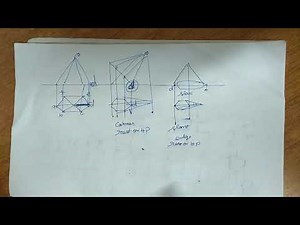 Engineering graphics/Tips and tricks/projection of solids/Anna university