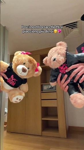 OUR TEDDY BEARS LOVE EACH OTHER MORE THAN WE DO😅🐻💖what should we do?