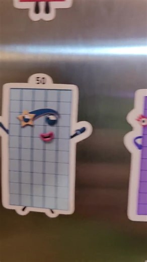 Bright Colorful Numberblocks 10-100 Magnets - Etsy