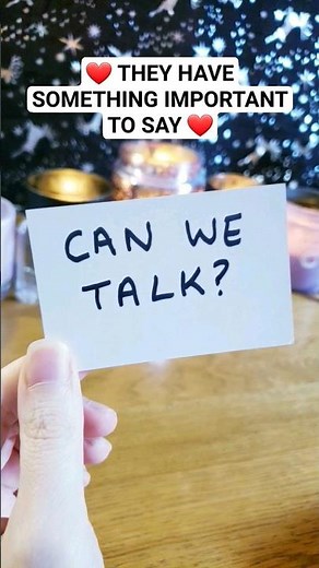 ❤ THEY HAVE SOMETHING IMPORTANT TO SAY ❤ #shorts #tarot #ASMR #lovetarot #lovemessages #twinflames