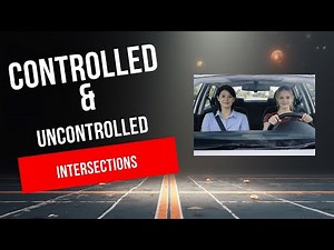 The difference between controlled and uncontrolled intersections