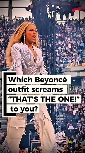 RANK BEYONCÉ’S OUTFITS The Most EPIC STYLE Ever? #shorts