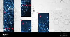 Abstract technology background. Communication concept, futuristic digital innovation background. Vector illustration Stock Vector Image & Art - Alamy