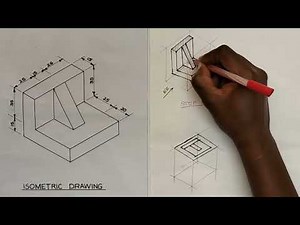 Lesson 3: Third angle Orthographic Projection #orthographicprojection #technicaldrawing