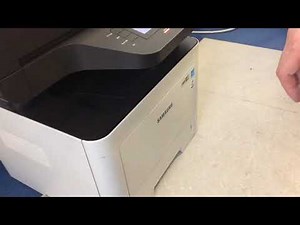 Samsung M3875 how to change imaging unit drum (MLT-R204), prepare img., below 10% life