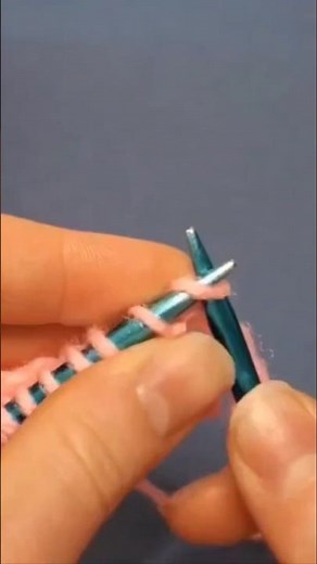 Garter Stitch tutorial how to knit the knit stitch