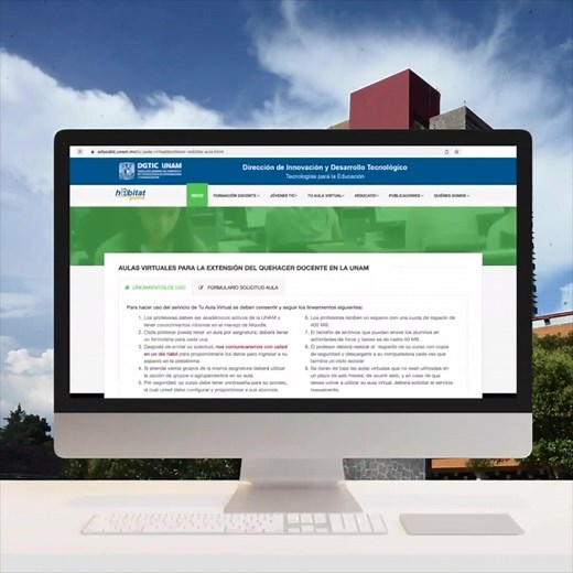 Docente UNAM, aquí puedes solicitar tu aula virtual para fortalecer tu labor de enseñanza ➡️ http://ow.ly/pFcp50LXCEo | UNAM.Digital