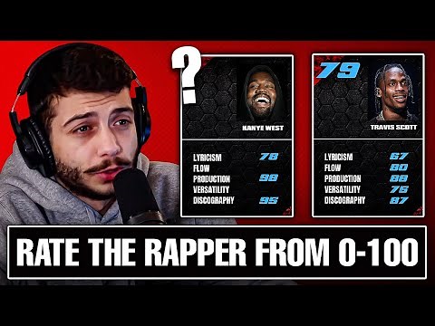 Rate the Rapper from 0-100 ft. Kanye West, Travis Scott & More