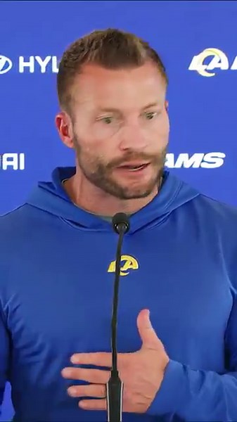 McVay on the Eagles: "They are the real deal & we're excited about it" 😤 #nfl #rams #shorts